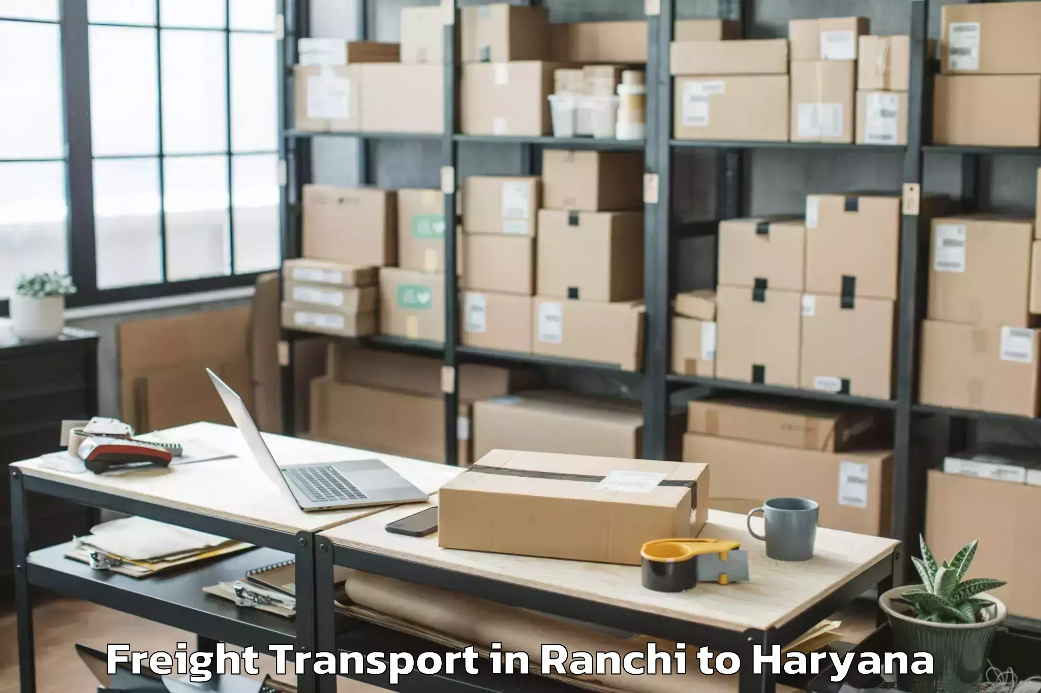 Top Ranchi to Bml Munjal University Gurgaon Freight Transport Available